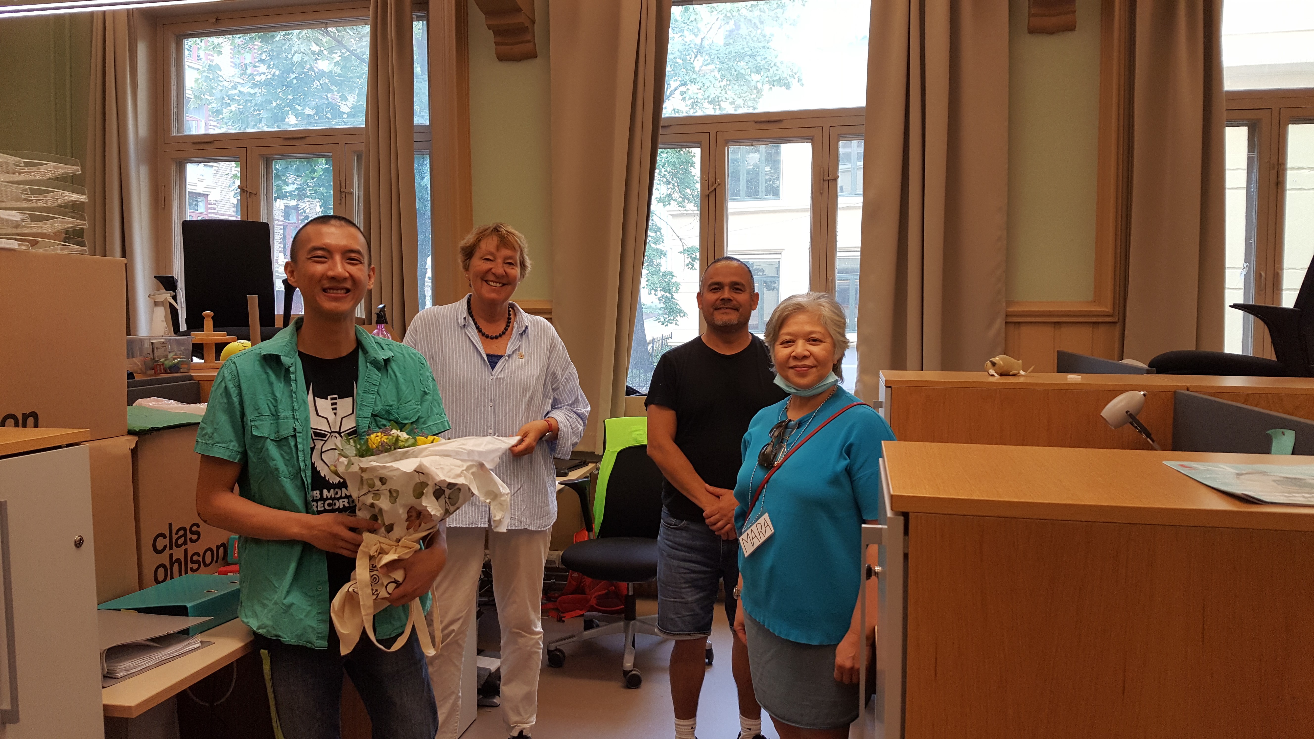 Ordføreren på besøk hos AKS