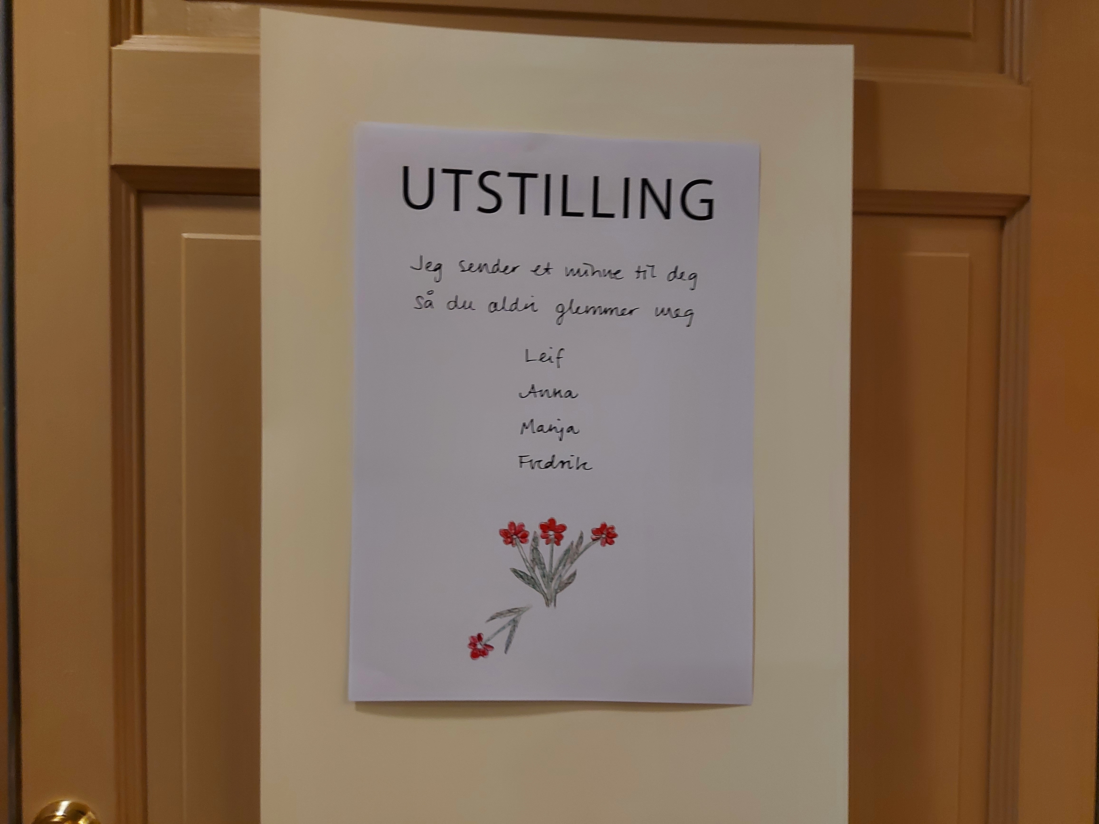 Foto: Mara A Trana Utstillingsplakat